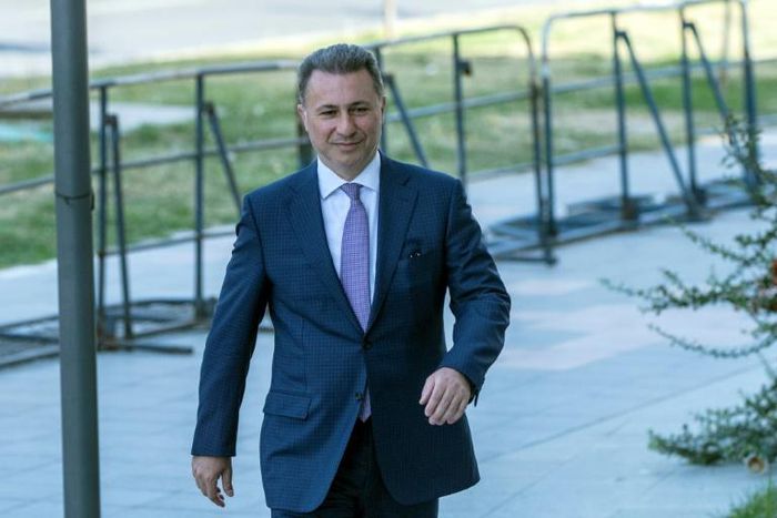 Former Macedonian Prime Minister Nikola Gruevski (pictured October 2018), a former strongman close to Hungary's Prime Minister Viktor Orban, fled to Budapest in November 2018 to escape a two-year prison sentence for abuse of power