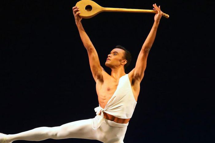 Review: At city ballet, Taylor Stanley is a god for our time