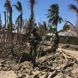 Aftermath of a jihadist attack last June on the northern Mozambican village of Naunde, where seven people were hacked to death and 164 homes set alight