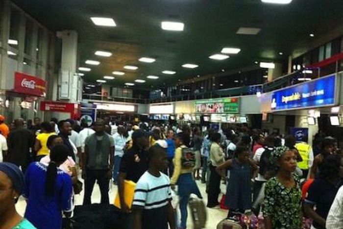 Passengers stranded at Lagos Airport (PM News)