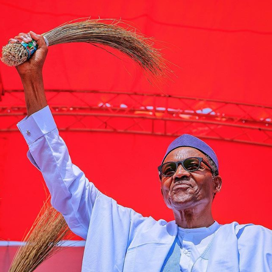 President Muhammadu Buhari [Bayo Omoboriowo]
