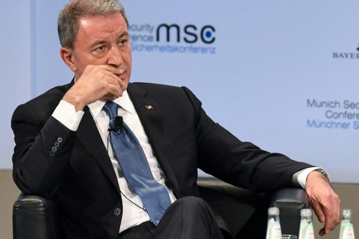 Hulusi Akar, Turkish defence minister, reiterated Ankara's view that the Kurdish YPG, a major part of the Syrian Democratic Forces, are a "terrorist group"