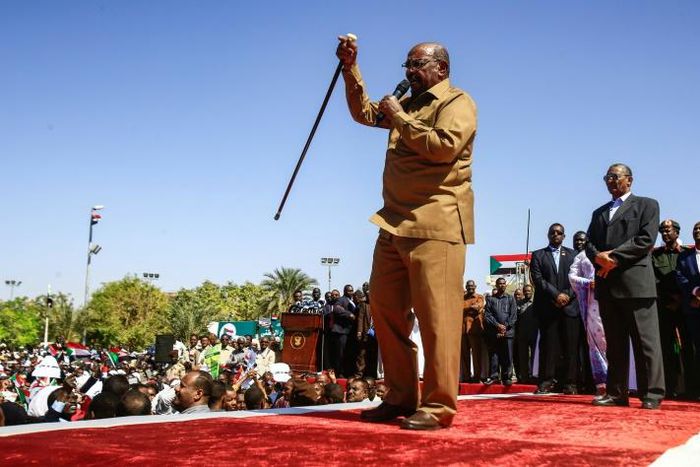 Sudanese President Omar al-Bashir's trip to Qatar would be his first trip abroad since widespread protests began against his rule