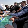 Iranians mourn victims of a suicide bombing on a Revolutionary Guards bus in southeastern Iran, as the coffins arrive at Badr airport in Isfahan, some 400 kilometres south of the capital Tehran on February 14, 2019
