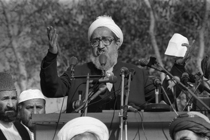 Sibghatullah Mojaddedi was a former mujahideen commander who fought against the Soviets and rose to become president of Afghanistan