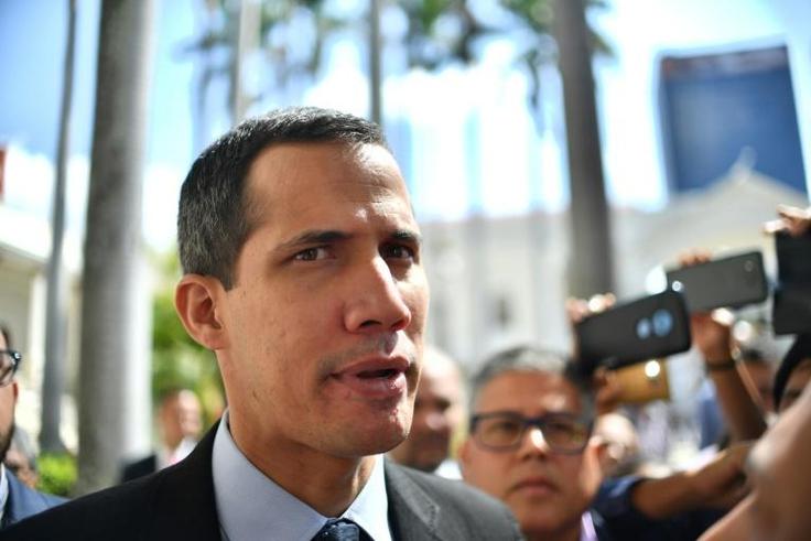 Venezuela's National Assembly head and self-proclaimed "acting president" Juan Guaido