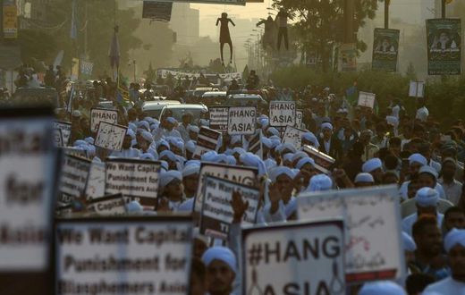 Asia Bibi's acquittal ignited days of violent demonstrations, with enraged Islamists calling for her beheading