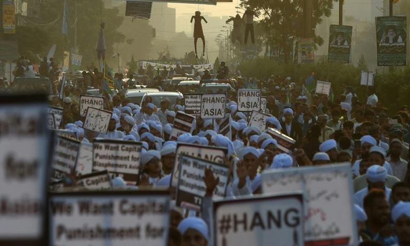 Asia Bibi's acquittal ignited days of violent demonstrations, with enraged Islamists calling for her beheading