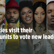 The mood is noticeably a mixture of optimism and mourning as many Nigerian celebrities head to the polls on Saturday, February 23, 2019.