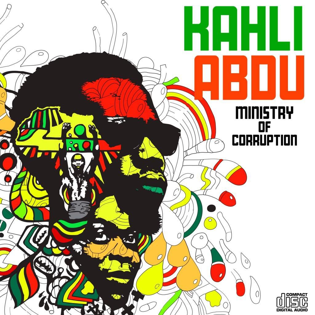 The cover art of Kahli Abdu's mixtape 'Ministry of Corruption (GRD)