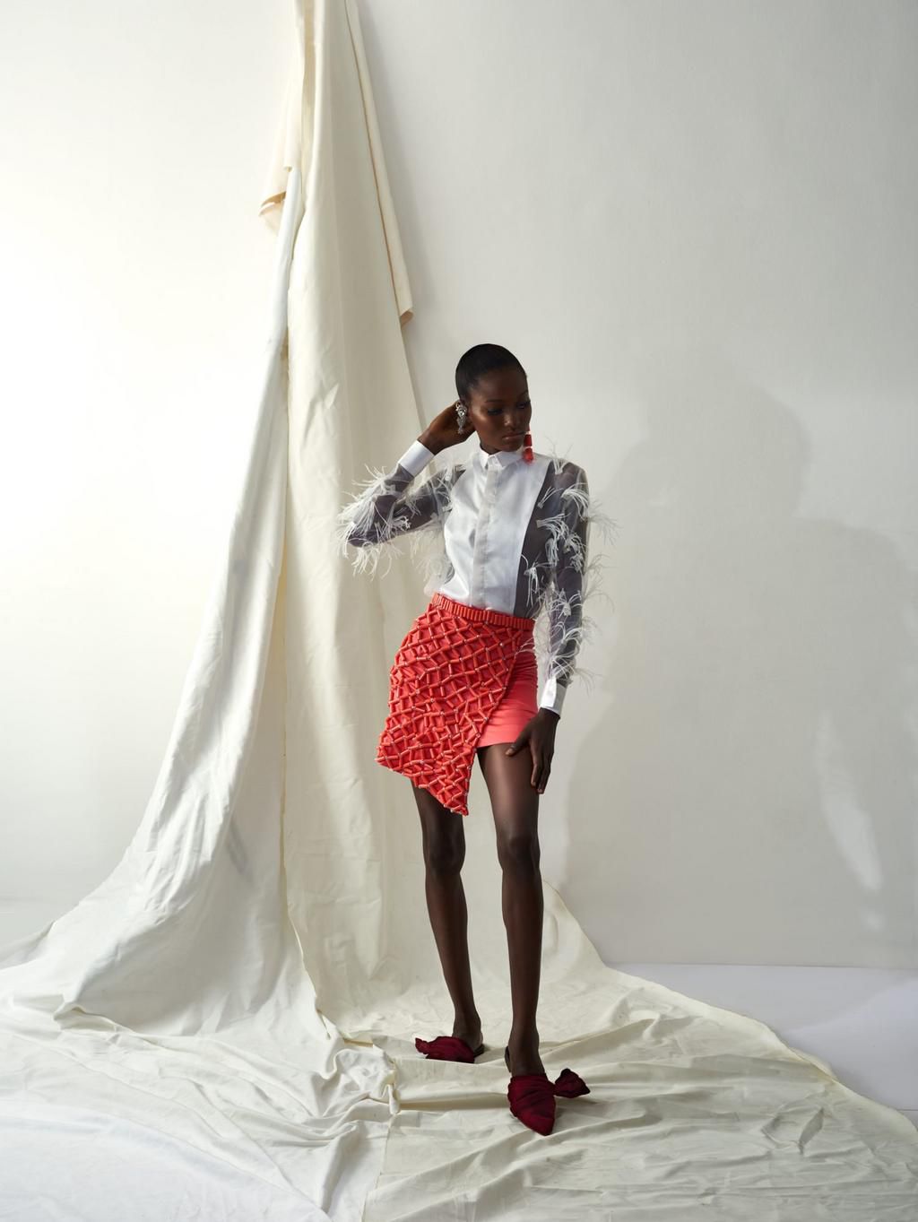 Fruche invokes the essence of the Bini Kingdom with their SS19 collection