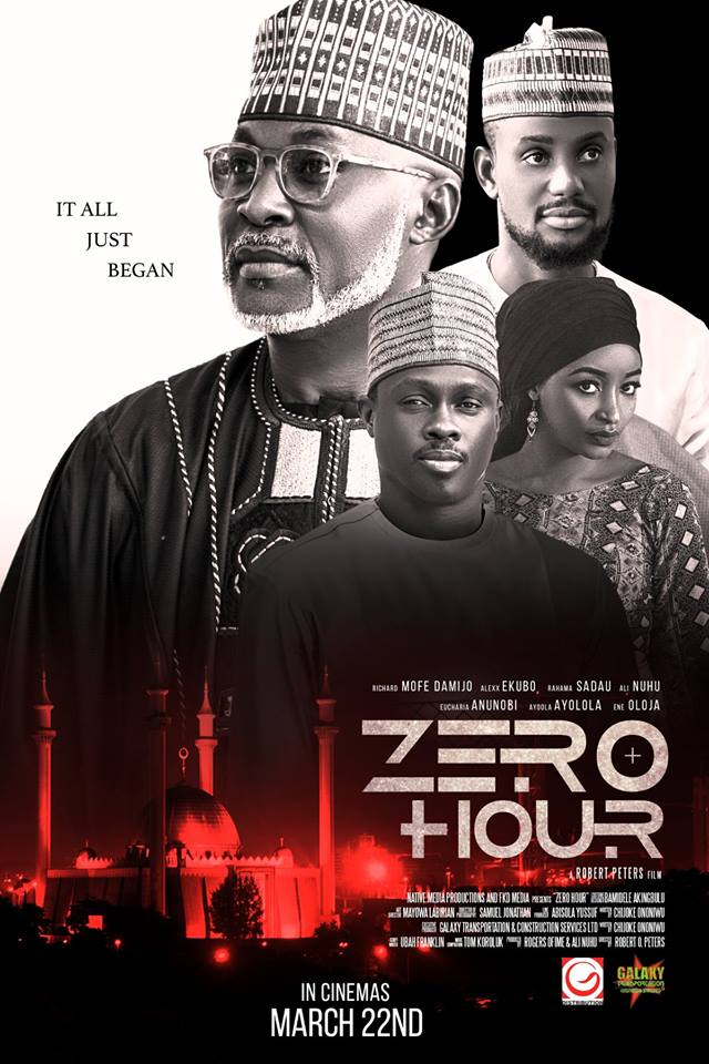 'Zero Hour' features Richard Mofe Damijo, Eucharia Anunobi and Ali Nuhu. [Instagram]