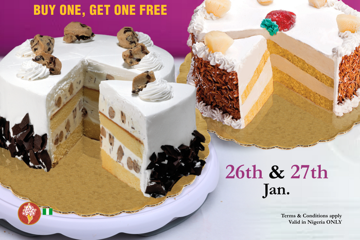 Enjoy a free box of delicious melt-in-your-mouth Cold Stone Ice Cream Cakes
