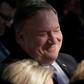 US Secretary of State Mike Pompeo listens as President Donald Trump speaks about the government shutdown at the White House