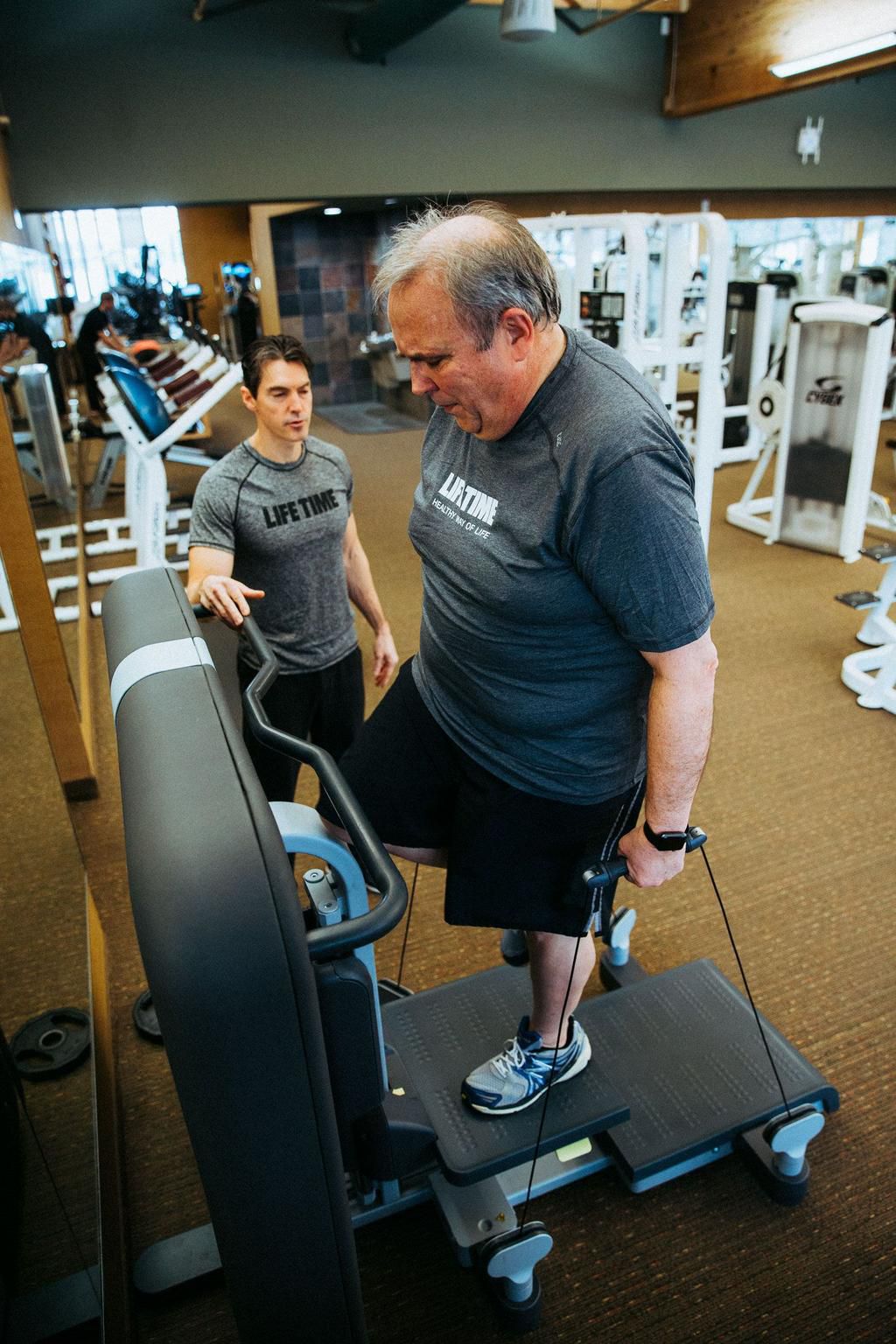 We helped one 60 year old get back in shape.