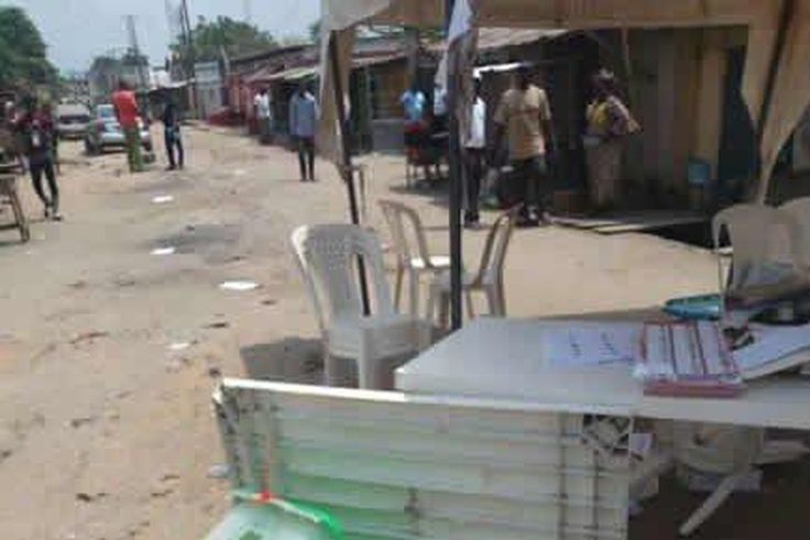 election polling unit violence stolen ballot boxes