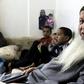 Salafist leader Abed Shehadeh, known as Abu Mohammad Tahawi, is seen with his grandsons in Jordan's Baqaa refugee camp for Palestinians on November 1, 2012