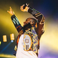 Davido wears a hand-beaded OKUNOREN jacket at his sold-out concert