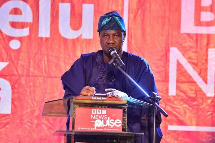 Babatunde Gbadamosi of the Action Democratic Party (ADP) at a Lagos governorship debate organised by the British Broadcasting Corporation (BBC) Yoruba News Service on Saturday, January 26, 2019