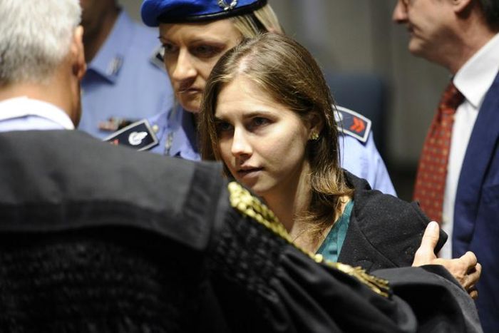 American student Amanda Knox served four years in jail after her initial conviction for murder before being released on appeal then acquitted