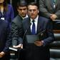 Rodrigo Maia (left) has urged President Jair Bolsonaro to get personally involved in the campaign finance scandal