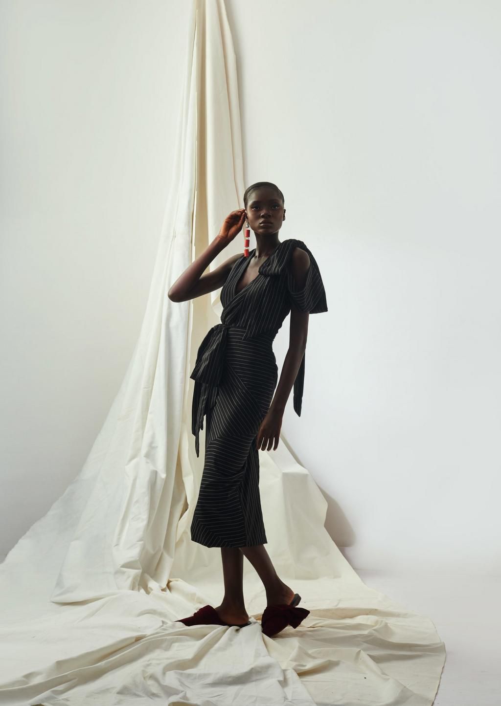 Fruche invokes the essence of the Bini Kingdom with their SS19 collection