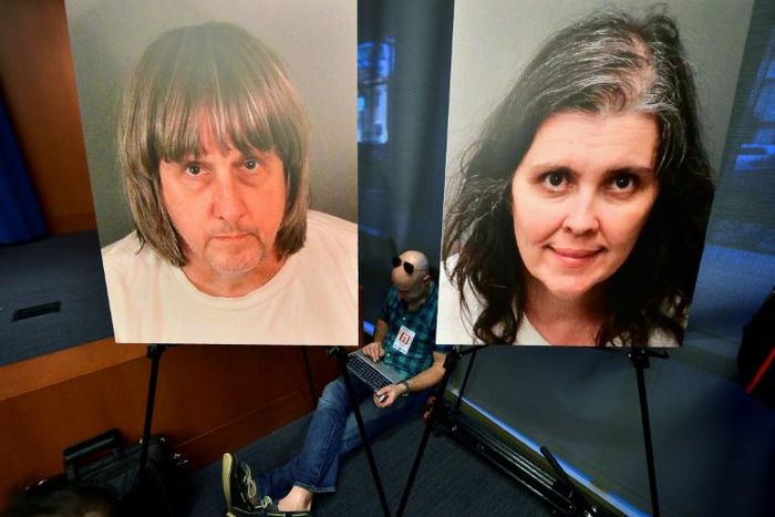 David, left, and Louise Turpin have pleaded guilty to imprisoning and torturing 12 of their 13 children