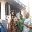 At a Catholic church in Enugu State, Nigeria, a lady reportedly entered a church with a container of fuels and destroys the Virgin Mary statue.