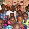 The late Spanish Salesian priest Antonio Cesar Fernandez (back, 3rd from R) appears in this 2015 picture taken in Korhogo, Ivory Coast