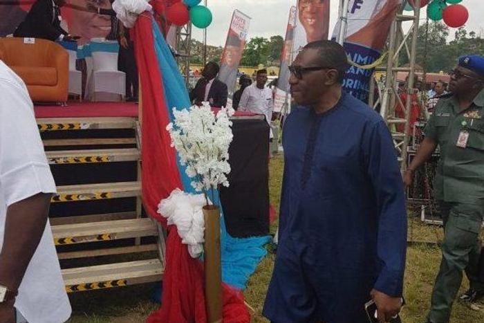 Senator Andy Ubah at APC rally in Ado Ekiti