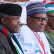 Vice President, Yemi Osinbajo (left) with President Muhammadu Buhari