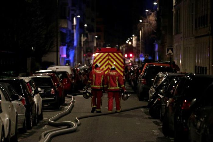 The blaze in the French capital's trendy 16th arrondissement also left 27 people - including three firefighters - with minor injuries