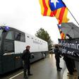 Catalan separatist leaders were transferred by bus to Madrid for their trial this month