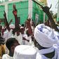 Sudanese protesters chant slogans against President Omar al-Bashir during a demonstration in the capital Khartoum's twin city of Omdurman on January 25, 2019