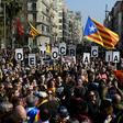 Traffic authorities in Catalonia said activists cut off around 20 roads