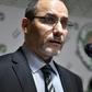 Abderrazak Makri, general secretary for Algeria's Movement for the Society of Peace, speaks during a press conference in May 2017