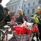 LGBT rights demonstrators gather in 2016, in Vilnius