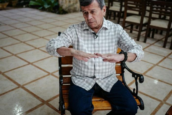 Pablo Beltran, ELN commander and the head of its delegation to the peace talks in Havana, said the rebels want government guarantees the group can return to Colombia