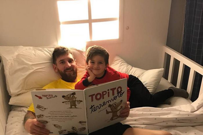 Lionel Messi and Thiago [Instagram]