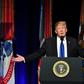 US President Donald Trump speaks during the Missile Defense Review announcement at the Pentagon in Washington, DC, on January 17, 2019.Trump unveiled a review of US missile defense capabilities Thursday that aims to counter threats from North Korea and...