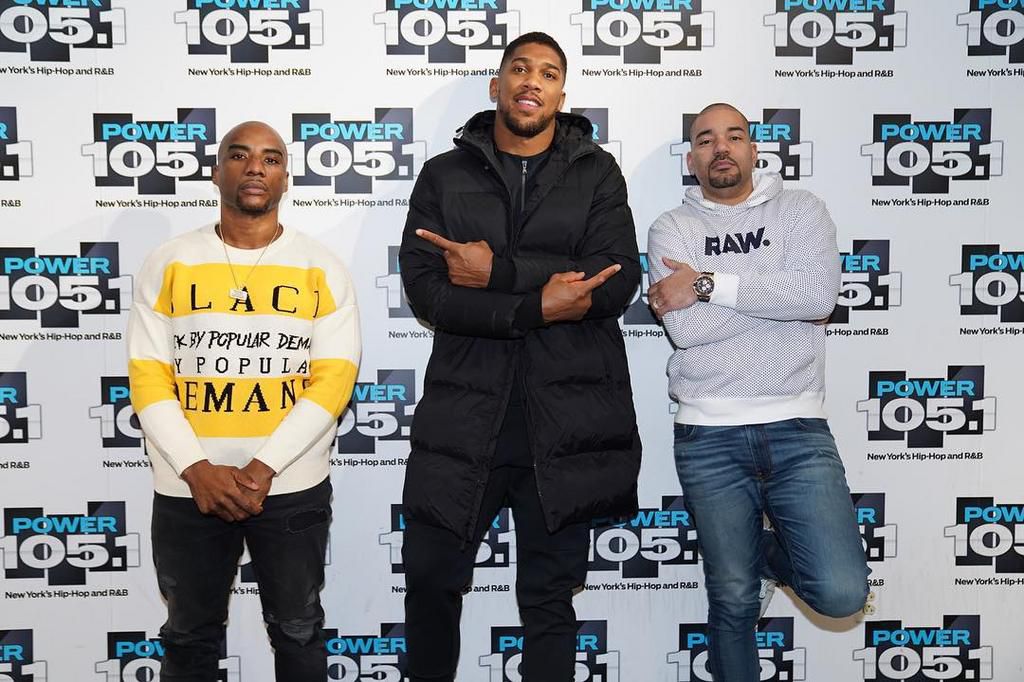 Anthony Joshua on the Breakfast Club (Instagram/Breakfast Club)