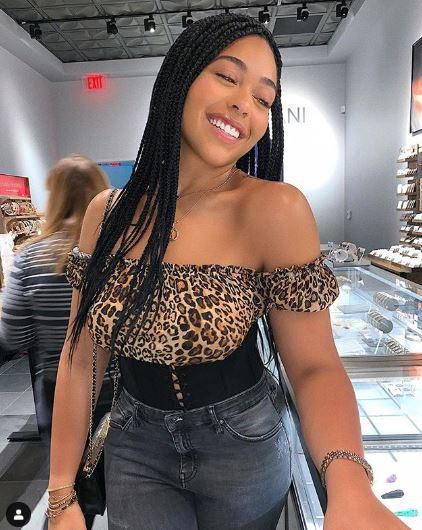 Jordyn Woods was reportedly spotted making out with Khloe Kardashian's boyfriend, Tristan Thompson [Instagram/JordynWoods]