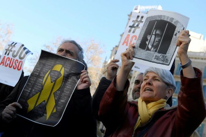 The defendants are being accused of rebellion and misuse of public funds for pushing an independence referendum in October 2017 in defiance of a court ban