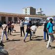 A file picture taken on January 13, 2019 shows anti-government demonstrators in the Sudanese capital Khartoum