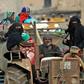 Civilians return to the town of Hajin in Syria's eastern Deir Ezzor province on January 27, 2019 after the Kurdish-led and US-backed Syrian Democratic Forces retook the city from jihadists of the Islamic State group