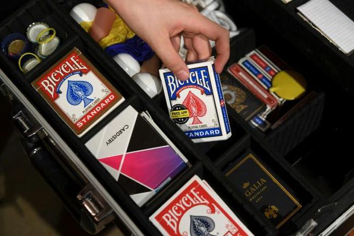 Professional magician and instructor Harold Voit runs courses at his Magic Academy near Munich