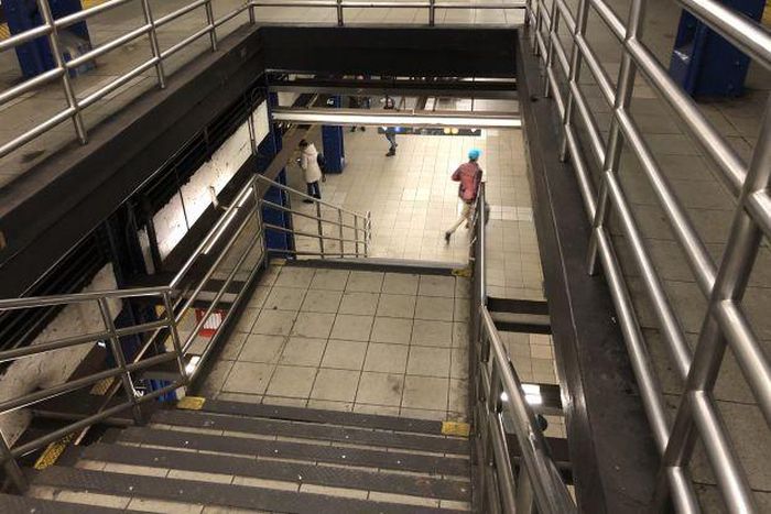 Mother carrying baby in stroller dies after falling down subway stairs