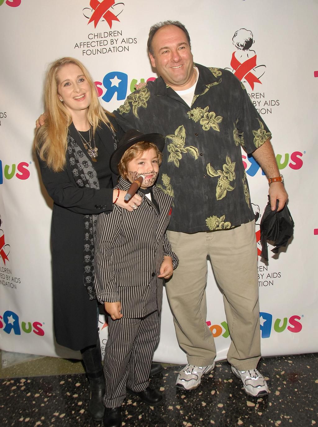 James Gandolfini with Marcy Gandolfini and son Michael in 2007.