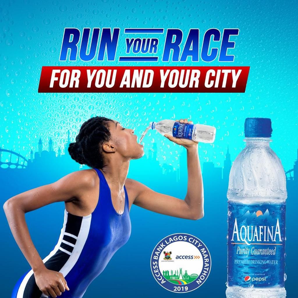 Aquafina, the official Water of the Marathon