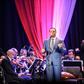 Egyptian classical Arabic music singer Ahmad Adel performs a song by celebrated 20th century Egyptian composer Mohamed Abdel Wahab, at the Arab Music Institute Theatre